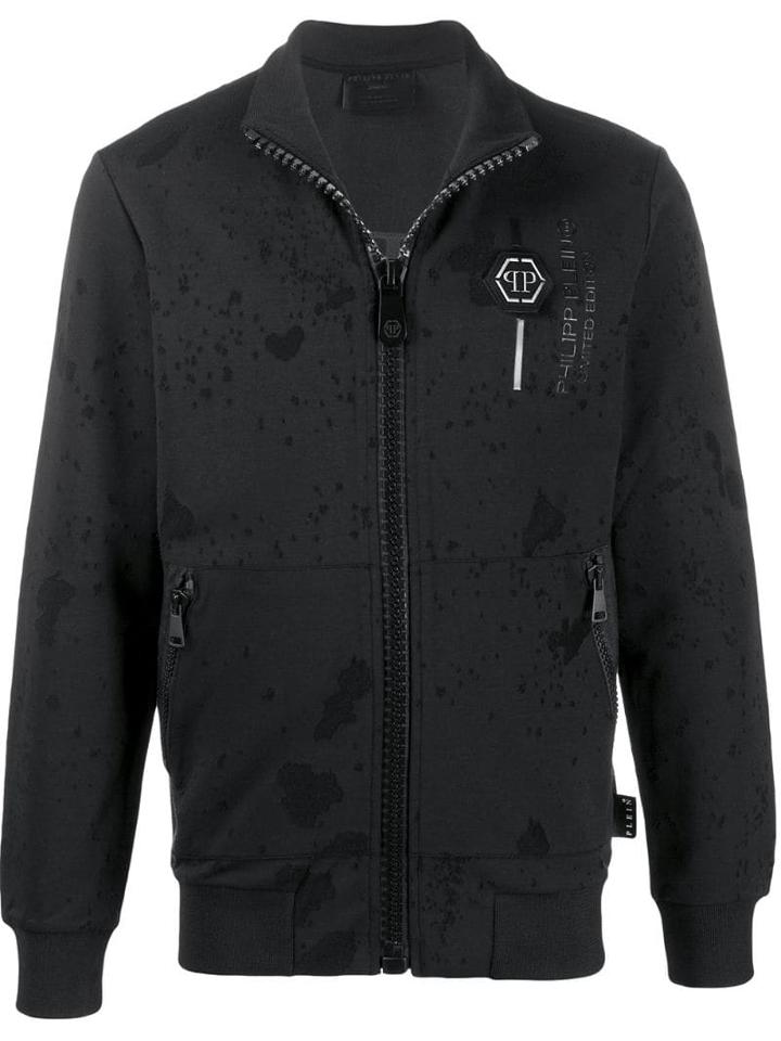Philipp Plein Zipped Track Jacket - Black