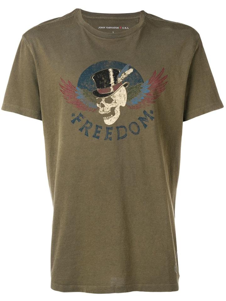 John Varvatos Crew Neck T-shirt - Green