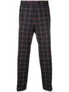 Gucci Interlocking G Check Trousers - Blue
