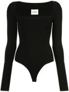 Khaite Square Neck Jumper - Black