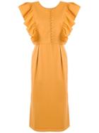Andrea Marques Andrea Marques Vestidodetalhecostas Amarelo - Yellow