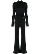 Tufi Duek Open Back Jumpsuit - Black