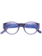 Marni Eyewear Round Frame Glasses - Pink & Purple