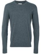 Maison Margiela Elbow Patch Crew Neck Jumper - Grey