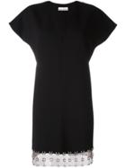 Paco Rabanne V-neck Mini Dress - Black