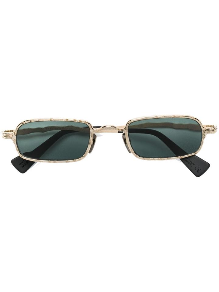 Kuboraum Square Tinted Sunglasses - Gold