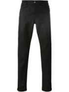 Saint Laurent Classic Slim Jeans, Men's, Size: 33, Black, Cotton/spandex/elastane