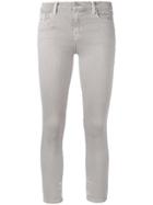 J Brand Cropped Skinny Jeans - Grey