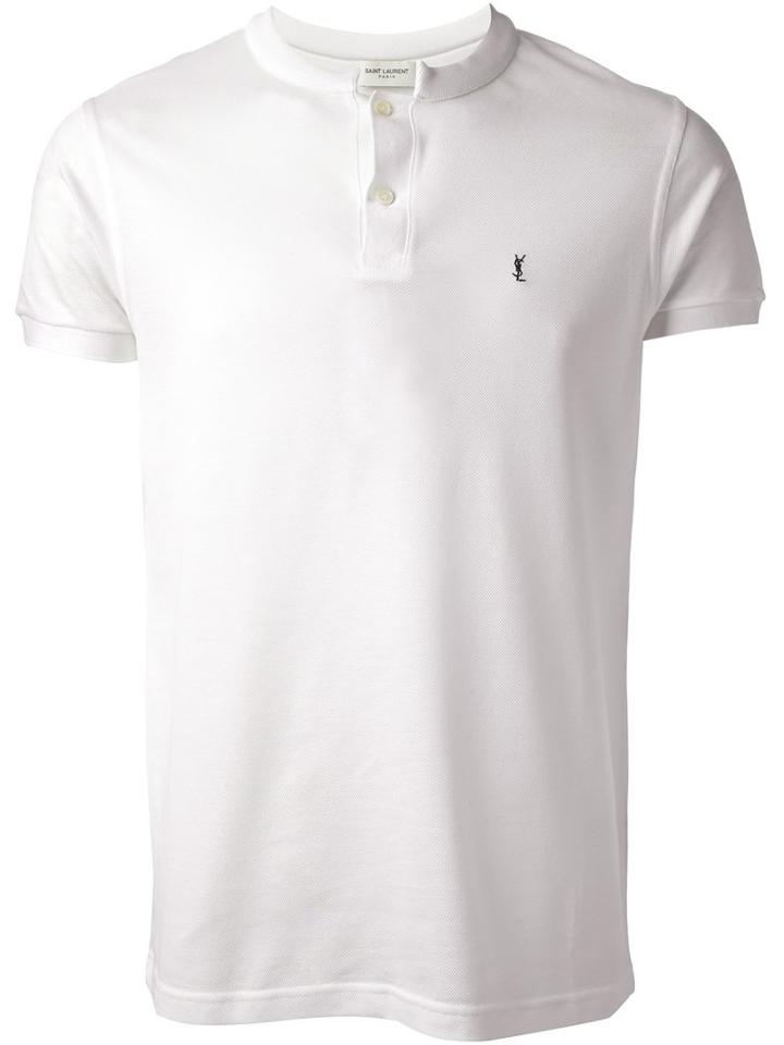 Saint Laurent - Classic Polo Shirt - Men - Cotton - M, White, Cotton
