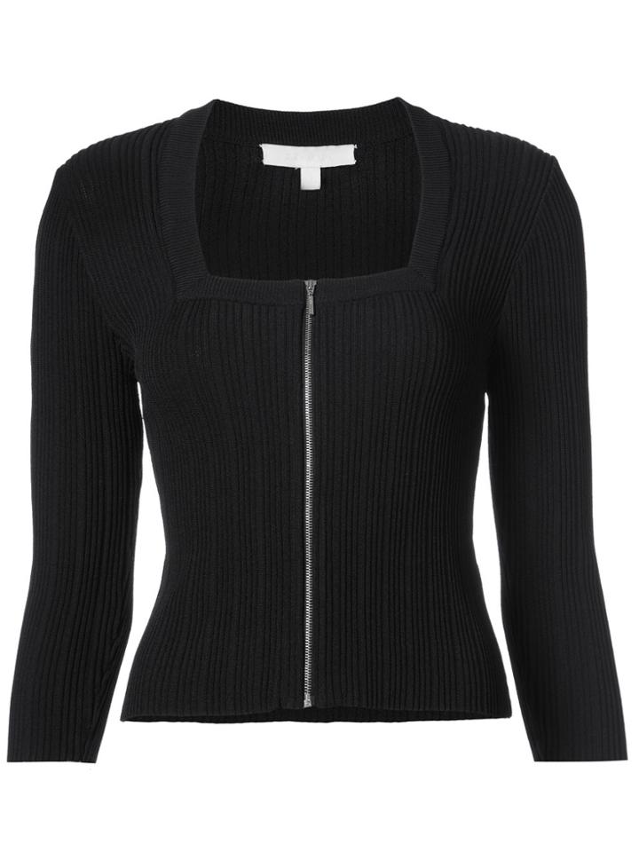 Jonathan Simkhai Fitted Zipped Sweated - Black