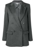 Stella Mccartney Notched Lapel Blazer Jacket - Grey