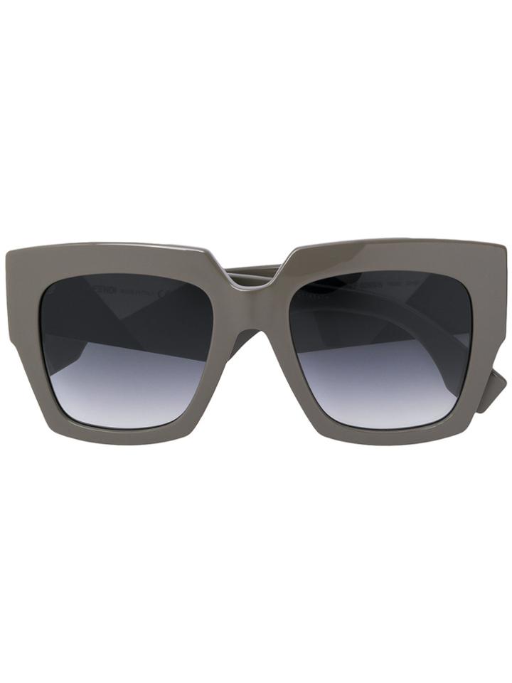 Fendi Eyewear Facets Sunglasses - Grey