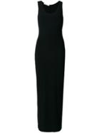 Nostra Santissima Long Fitted Dress - Black