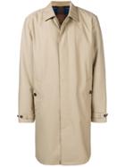 Z Zegna Mid-length Single-breasted Coat - Nude & Neutrals