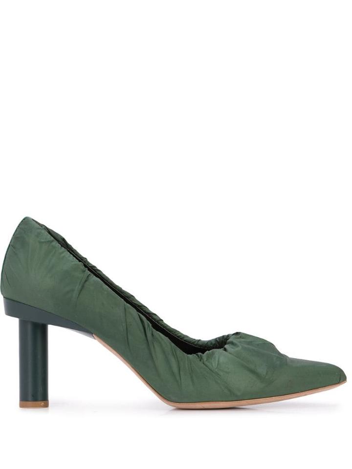 Tibi Cyan Mid-heel Pumps - Green