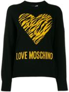Love Moschino Love Knit Jumper - Black