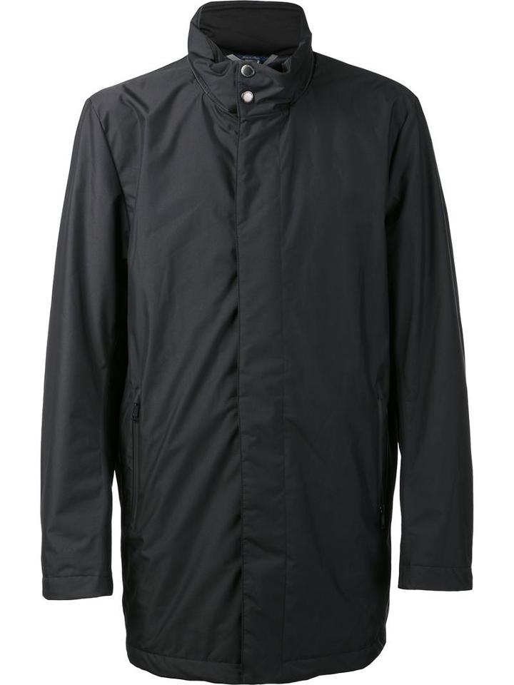 Paul & Shark 'typhoon' Waterproof Car Coat, Men's, Size: Medium, Black, Polyester/polyurethane