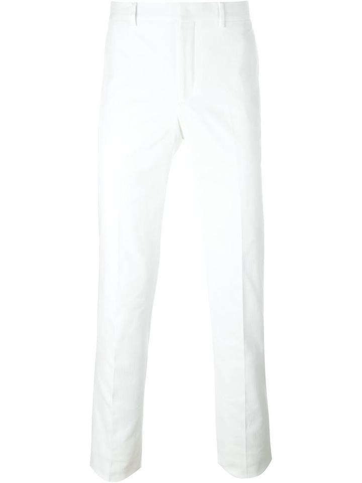 Givenchy Classic Tailored Trousers, Men's, Size: 48, White, Acetate/cupro/spandex/elastane/cotton