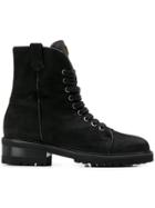 Via Roma 15 Lace-up Ankle Boots - Black