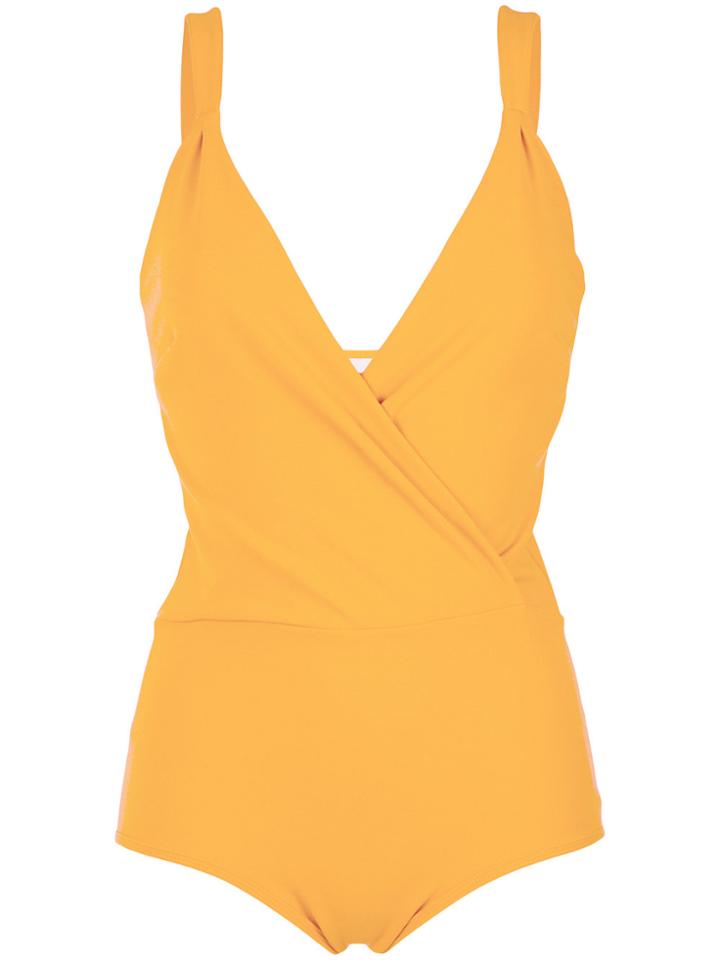 Lilly Sarti Wrap Style Body - Yellow & Orange