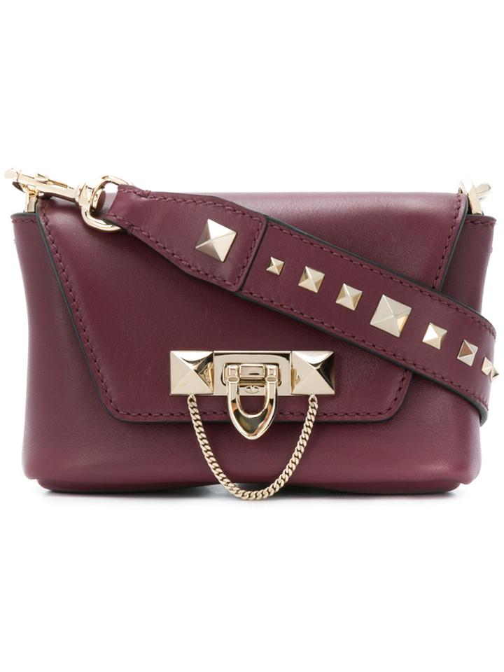 Valentino Valentino Garavani Demilune Messenger Bag - Pink & Purple