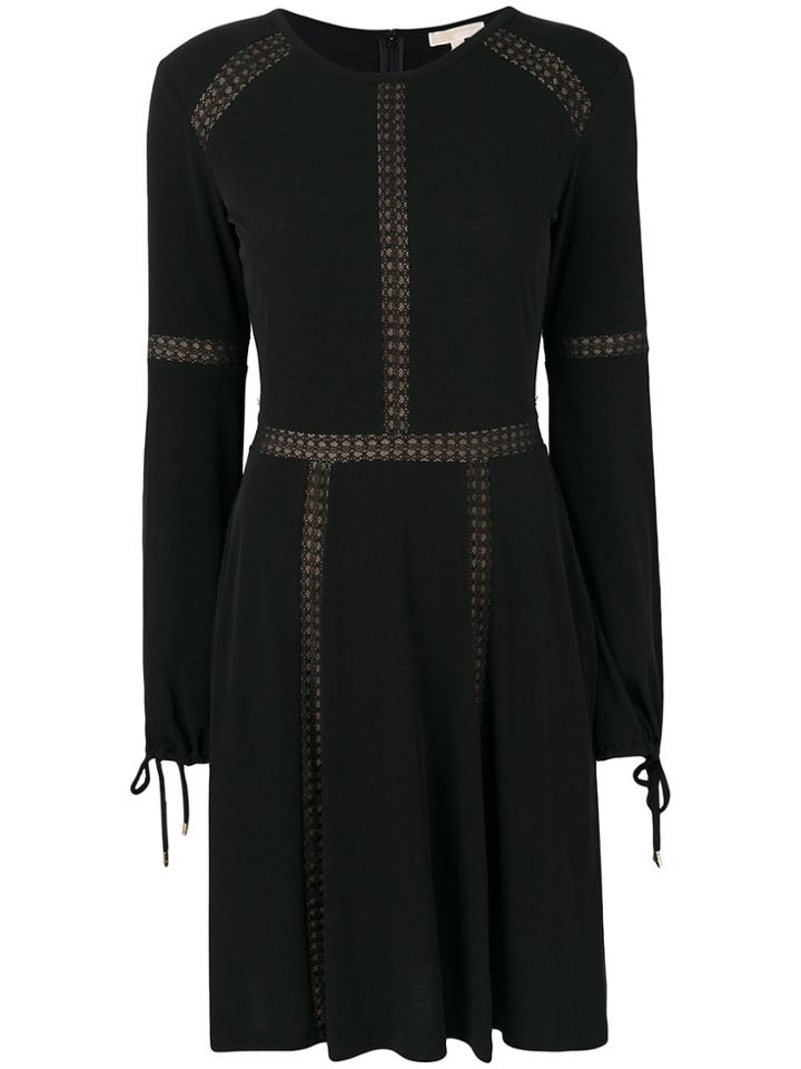 Michael Michael Kors Shift Midi Dress - Black