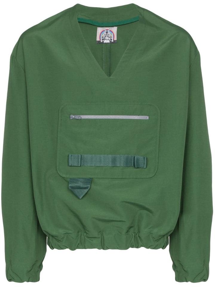 Boramy Viguier V-neck Long Sleeve Top - Green