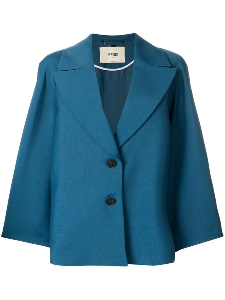 Fendi Oversized Blazer - Blue