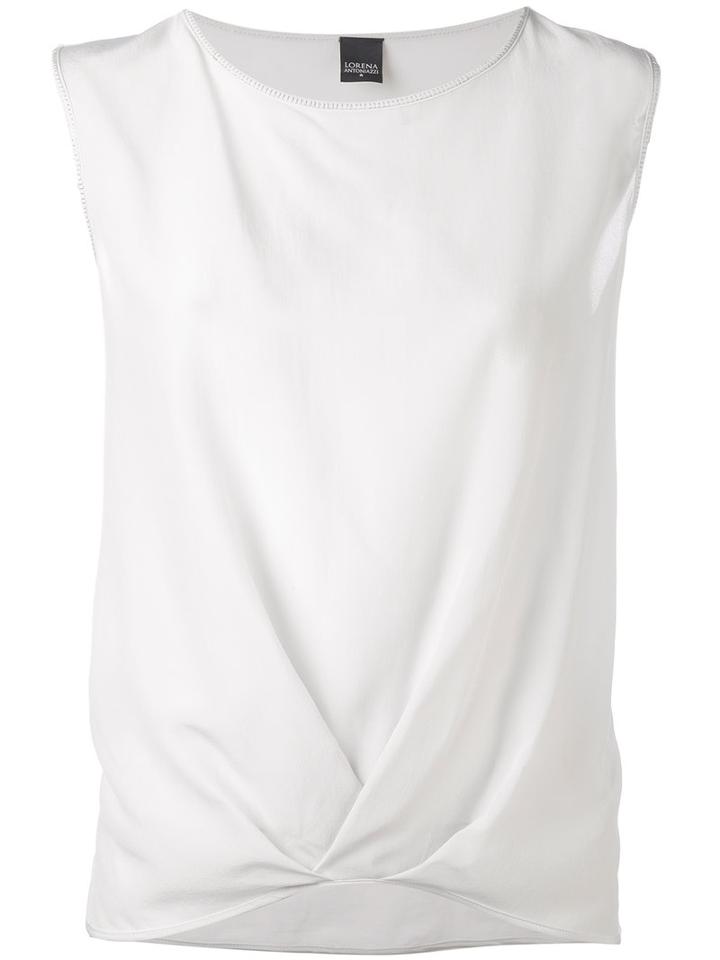 Lorena Antoniazzi - Classic Top - Women - Silk - 44, White, Silk