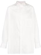 Yohji Yamamoto Classic Long-sleeve Shirt - White