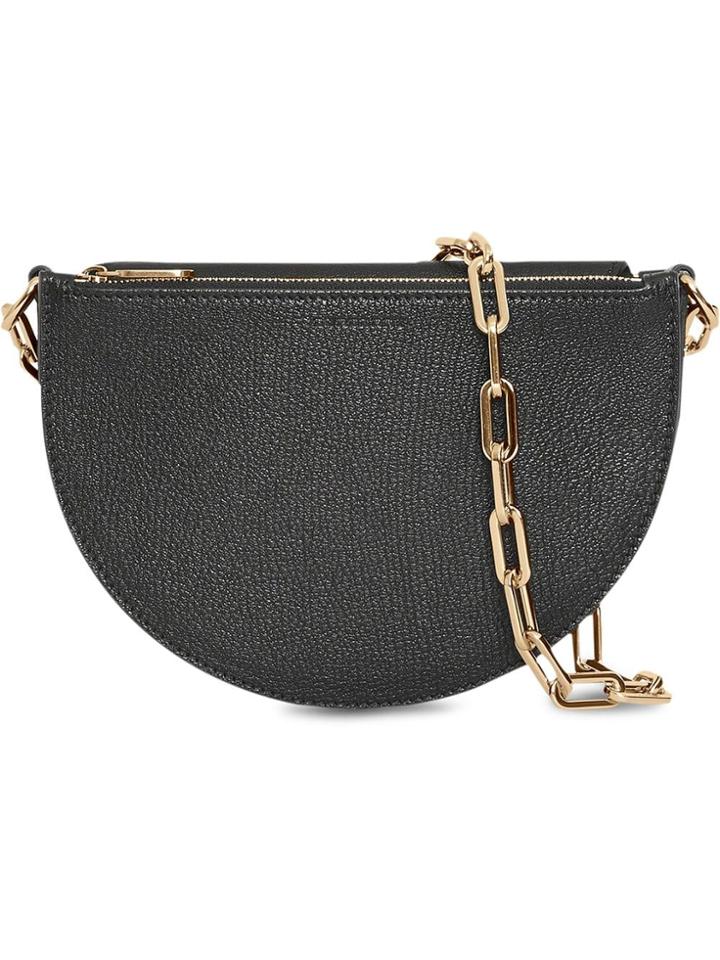 Burberry Half Circle Shoulder Bag - Black