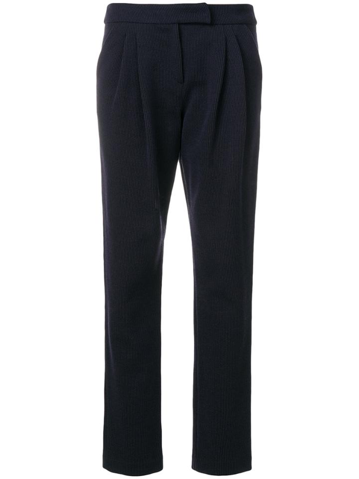 Circus Hotel Frill Detail Trousers - Black