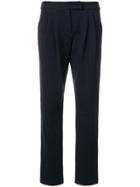 Circus Hotel Frill Detail Trousers - Black