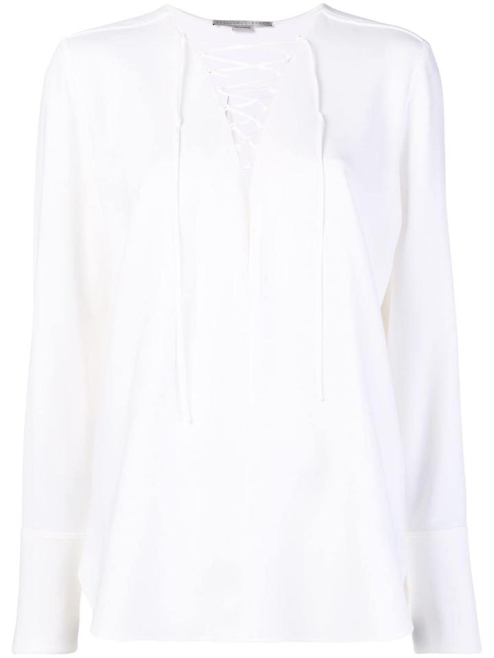 Stella Mccartney Long Sleeved Blouse - White