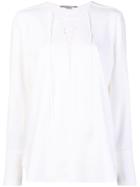 Stella Mccartney Long Sleeved Blouse - White