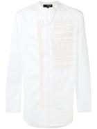 Tom Rebl - Embroidered Shirt - Men - Cotton/spandex/elastane - 54, White, Cotton/spandex/elastane