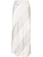 Georgia Alice Delilah Panelled Slip Skirt - White