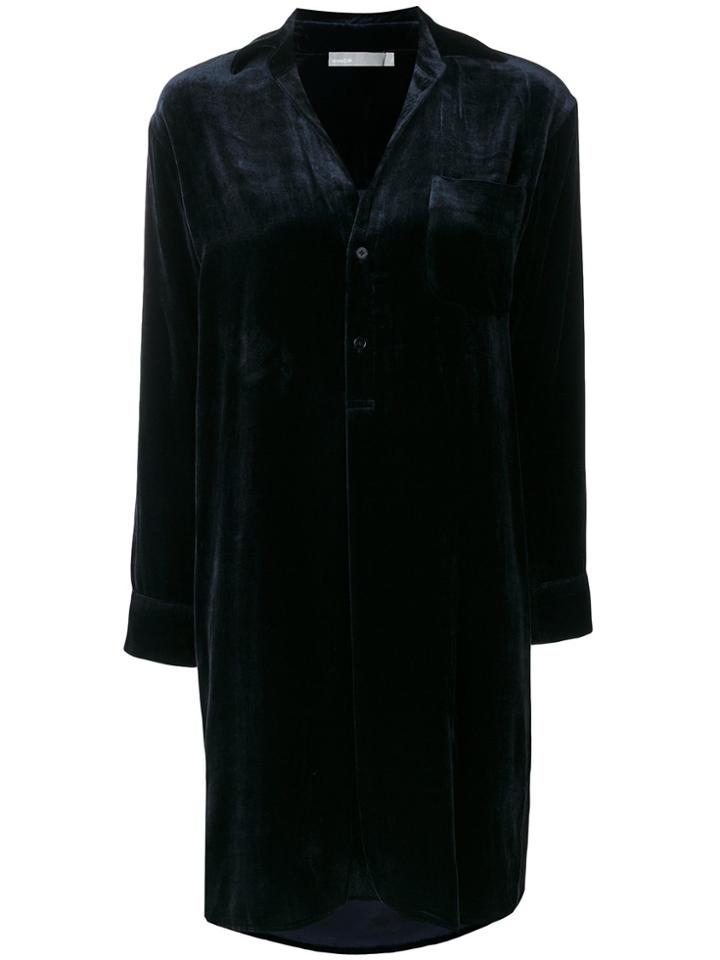 Vince Shirt Dress - Blue
