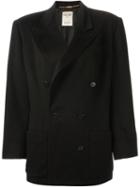 Céline Vintage Double Breasted Jacket, Women's, Size: 40, Black