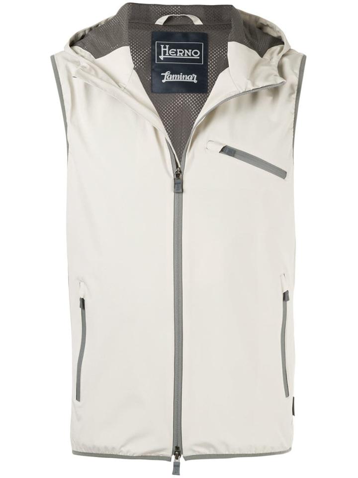 Herno Luminous Cycling Gilet - Metallic