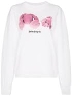 Palm Angels Kill The Bear Printed Sweatshirt - White