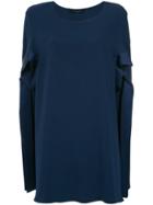 Gloria Coelho Flared Top - Blue