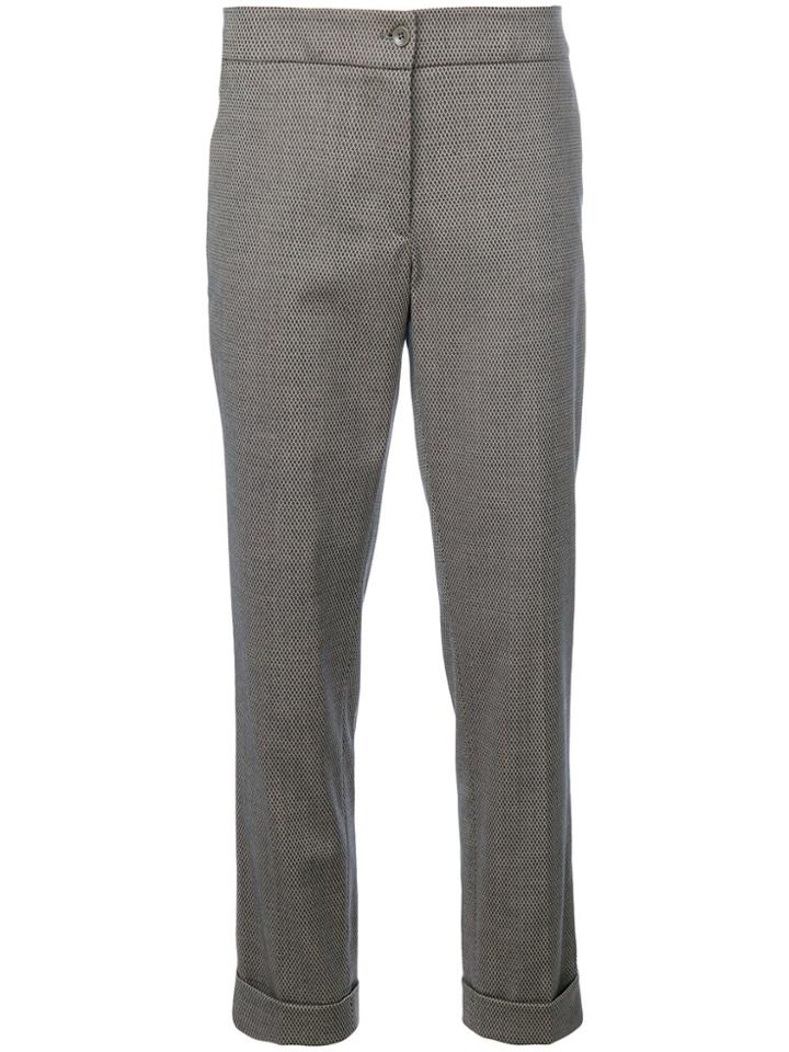 Etro Turned Up Hem Trousers - Grey
