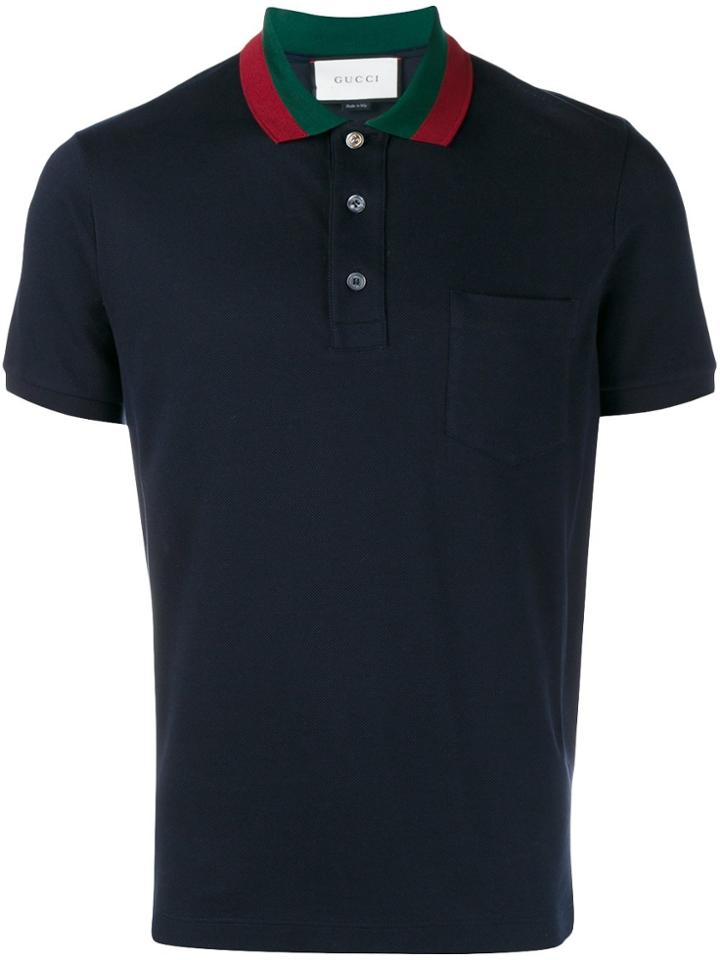 Gucci Web Collar Polo Shirt - Unavailable