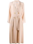 Forte Forte Double Breasted Coat - Neutrals