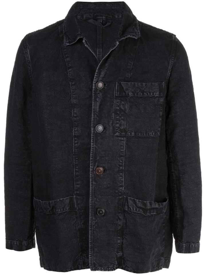 Casey Casey Weathered Jacket - Blue