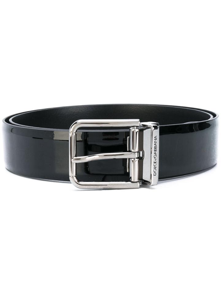 Dolce & Gabbana Square Buckle Belt - Black