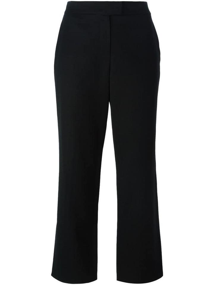 Givenchy Pre-owned Cropped High Waist Trousers - Black