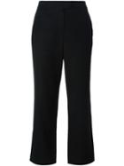 Givenchy Pre-owned Cropped High Waist Trousers - Black