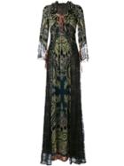 Etro Lace Panel Maxi Dress